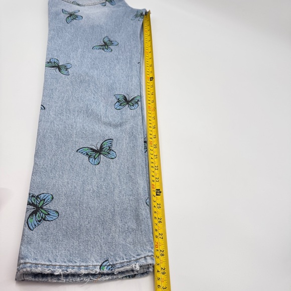PacSun Eco Butterfly Print Dad Jeans size 26 - Picture 10 of 10